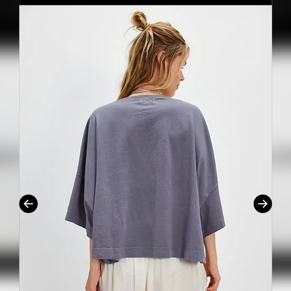 New Ragabond Free People East West Coast Love Graphic Tee Size All - Picture 2 of 6